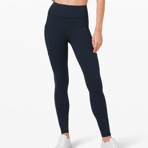 LuluLemon Navy Leggings with Pockets